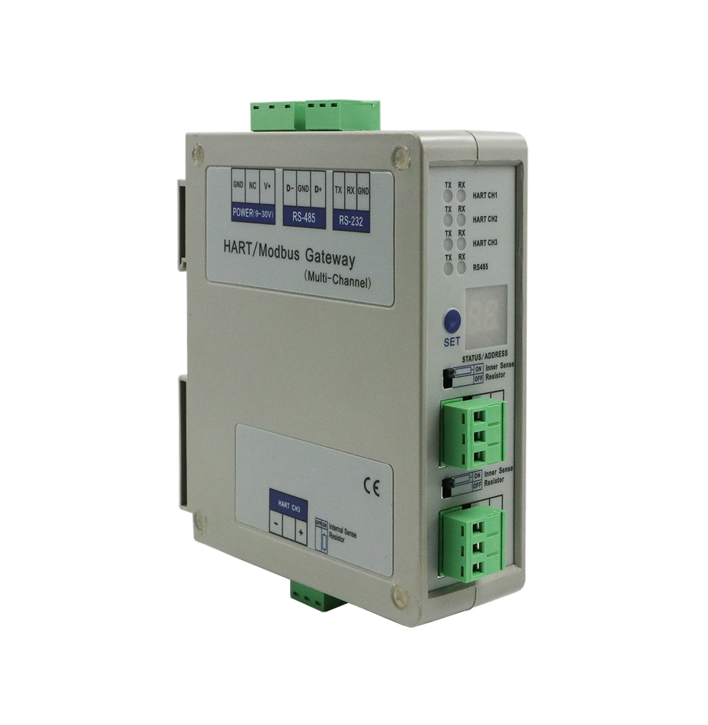 3-channel HART / Modbus Serial Gateway