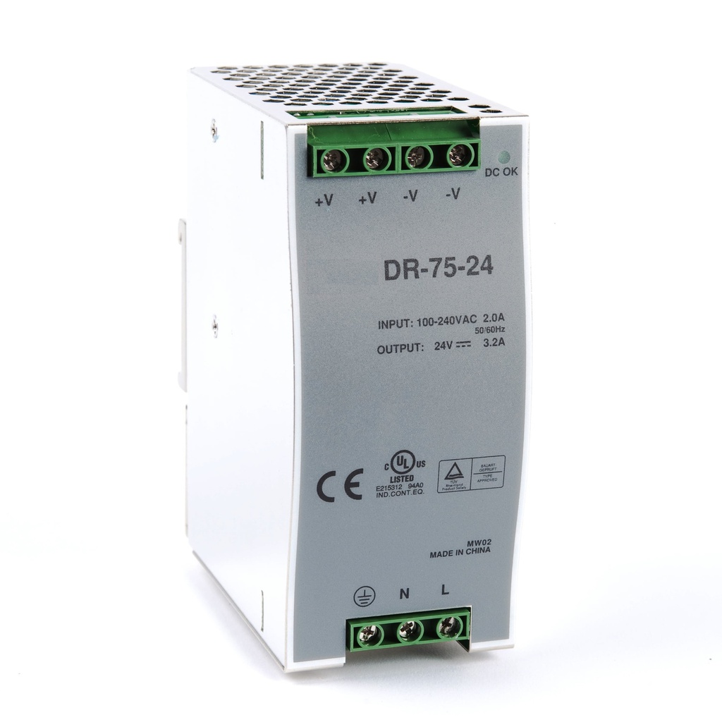 DR-120W Din Rail Power Supply 24V,5A