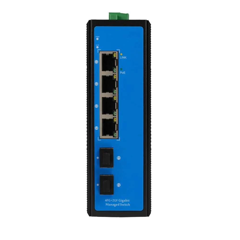 4 Port 2.5G Managed Industrial POE Switch