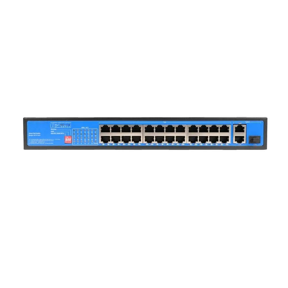 Hot Sales 26 Ports Full Giga PoE Switch