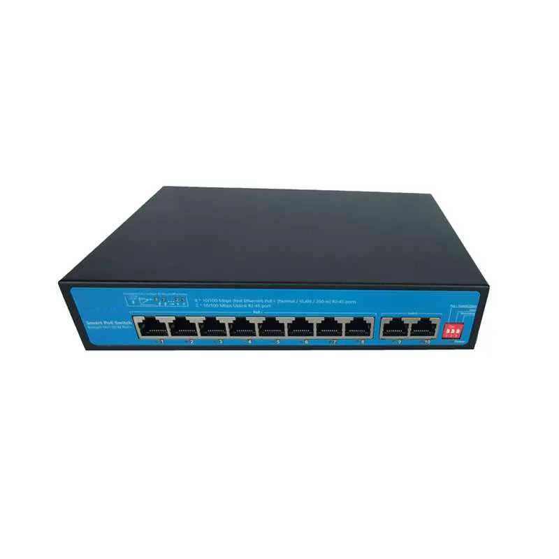Best 8 Port 100M PoE Switch with Build-in Power Supply Wholesale