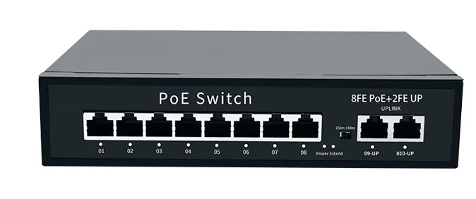 8-Port 100M PoE Unmanaged Switch With Built-In Power Supply Wholesale
