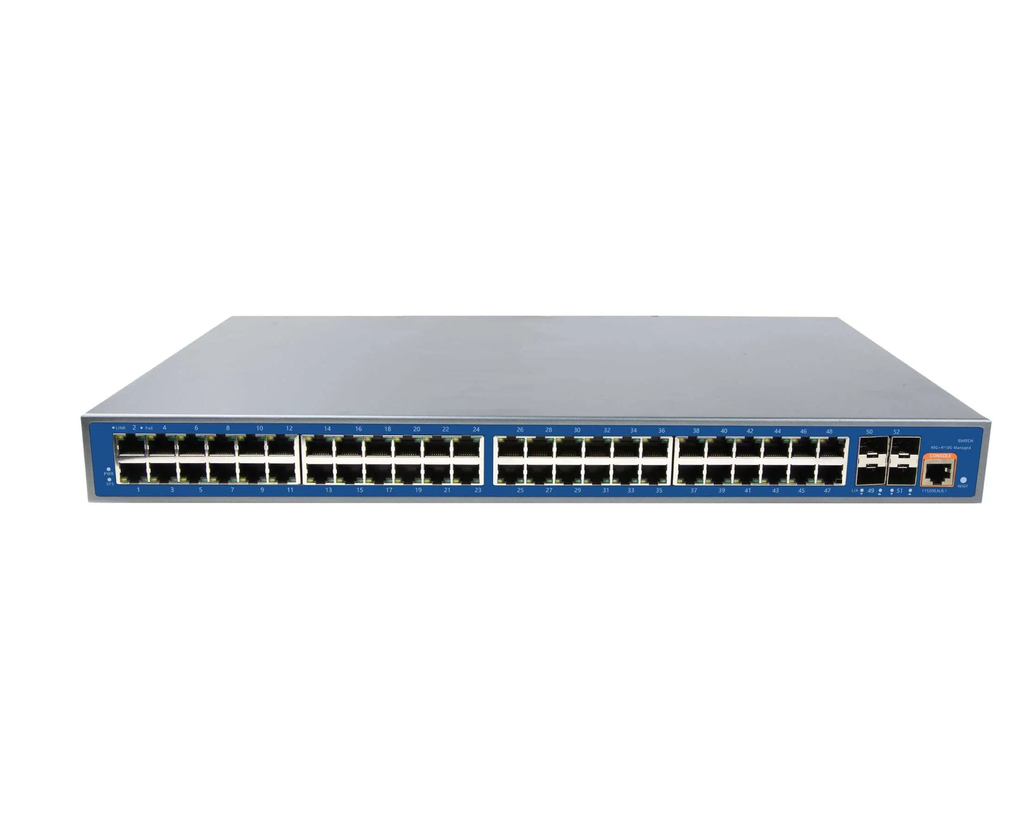 48 Ports Layer 3 Managed PoE Switch with 10G uplink
