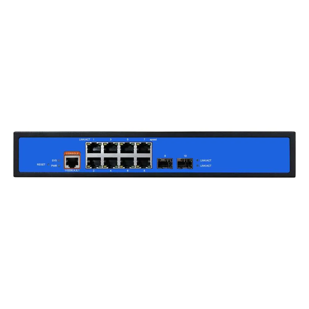 10 Ports Full Gigabit PoE Switch with 2*Giga SFP