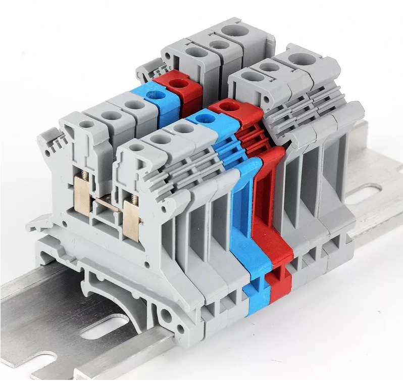 Din Rail Terminal Block, UK Screw