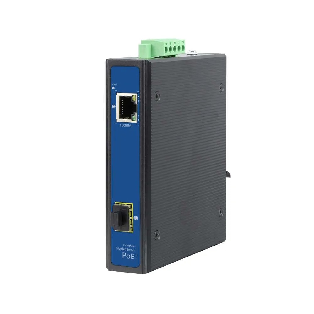 2 Ports Full Gigabit Industrial Ethernet Switch