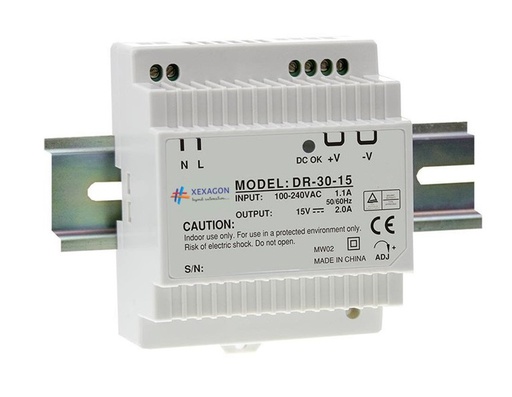 [DR-30-12] DR-30W Din Rail Power Supply 12V, 2A