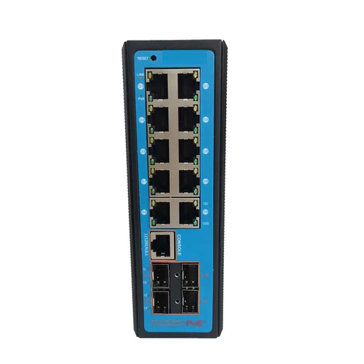 [XC-PIS3814M-8GE] 1000M 10 Port Managed Industrial POE Switch with 4 Uplink SFP slot