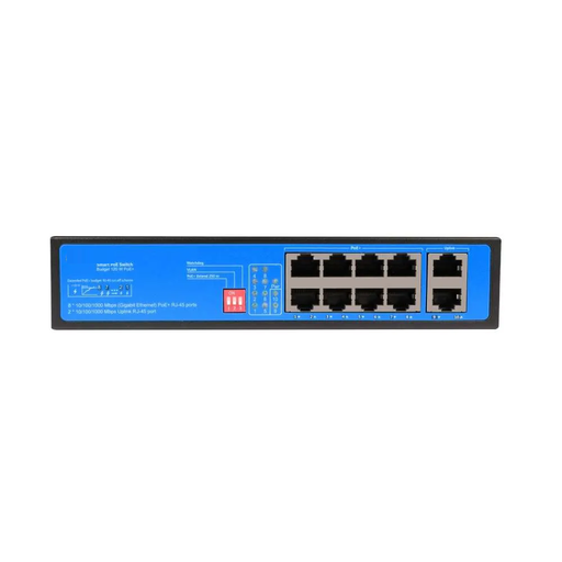 [XC-S1810CG-AP] Hot Sales 8 Port 1000M PoE Switch with Build-in Power Supply