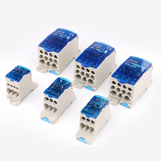 [XNUKK80-500] Electrical Power UKK Din Rail Distribution Bloc